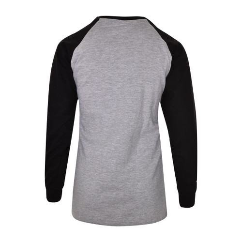 San Antonio Spurs Men's Fanatics Contrast Raglan Long Sleeve