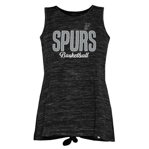 San Antonio Spurs Women's New Era 90s Primary Logo Tank Top - Black