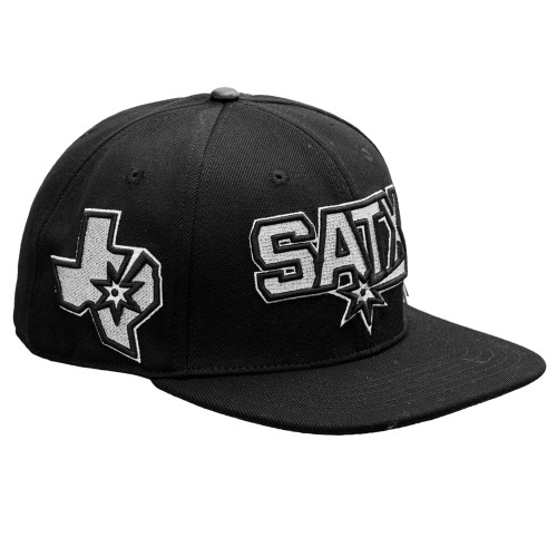San Antonio Spurs Men's Pro Standard 2022-2023 SATX Wordmark Cap - Black
