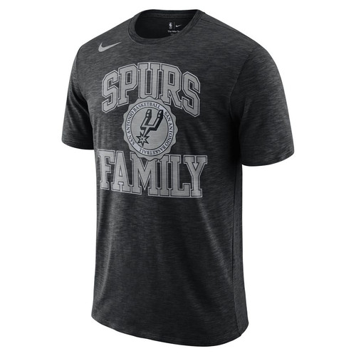 San Antonio Spurs Men's Nike Dri-Fit Ripped Longsleeve T-Shirt