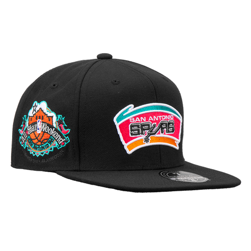 San Antonio Spurs Men's Mitchell and Ness Hardwood Classic 1996 All-Star Weekend Fitted Cap