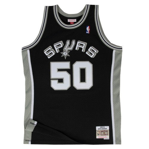 美品　Mitchell & Ness NBA SPURS ユニホーム San Antonio Spurs Men's Mitchell and Ness 1998 #50 David Robinson