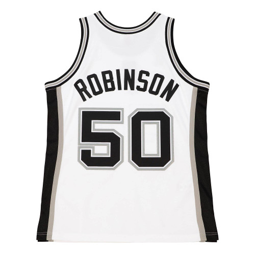 San Antonio Spurs Men's Mitchell and Ness 2002 #50 David Robinson NBA Finals Jersey - White