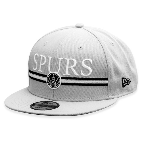 SAN ANTONIO SPURS DOUBLE STRIPE MITCHELL AND NESS SNAPBACK HAT