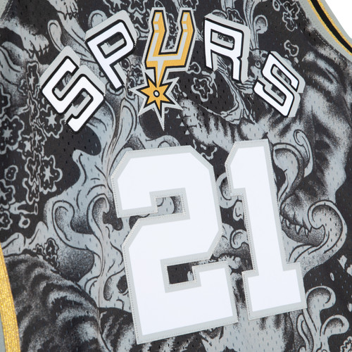 Mitchell & Ness San Antonio Spurs #21 Tim Duncan camo Swingman