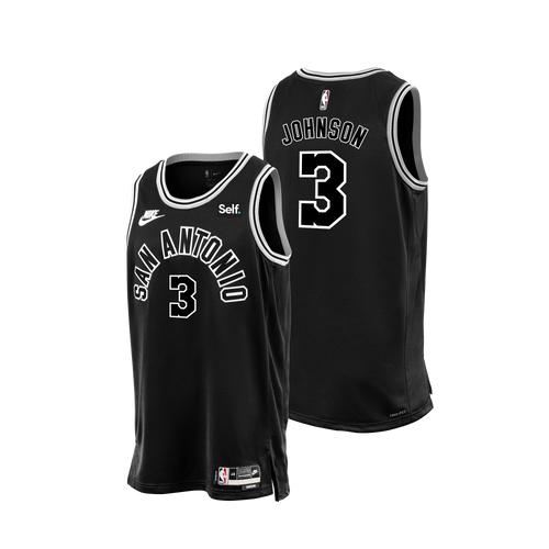 San Antonio Spurs Men's Nike 2022-2023 Classic Edition Keldon Johnson Swingman Jersey