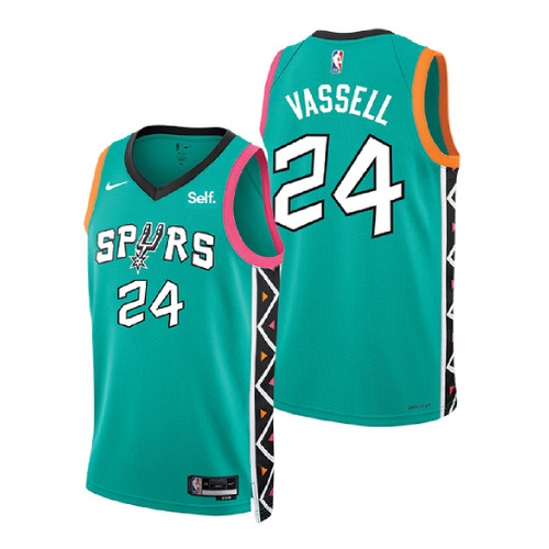 San Antonio Spurs Men's Nike 2022 City Edition Devin Vassell Swingman Jersey