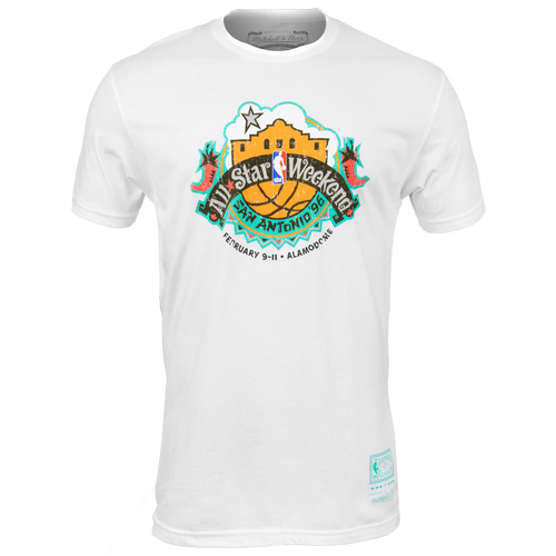 San Antonio Spurs Men's Mitchell and Ness NBA 1996 All-Star Weekend White T-Shirt