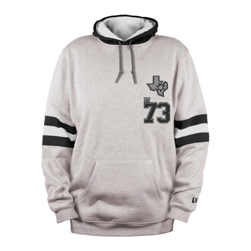 San Antonio Spurs Men's New Era 1973 Hoodie - Gray