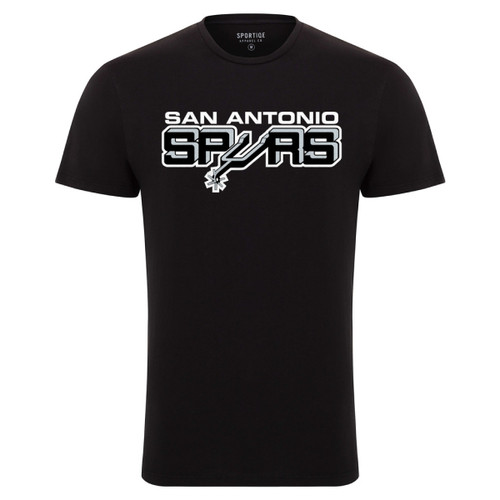San Antonio Spurs Men's Sportiqe Bingham Logo T-Shirt - Black