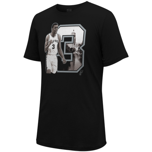 San Antonio Spurs Men's Stadium Essentials Keldon Johnson Skyline T-Shirt - Black