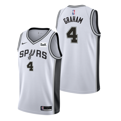 San Antonio Spurs Men's Nike Statement Edition Dominick Barlow Swingman Jersey