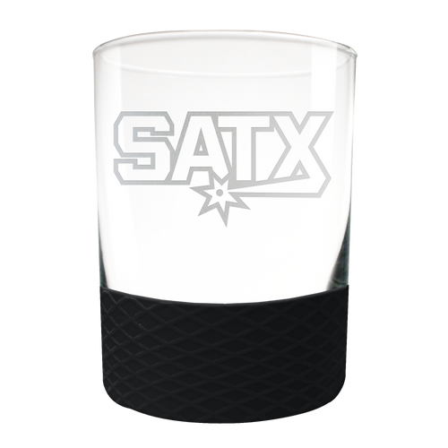 San Antonio Spurs Great American 14 oz SATX Black Rock Glass