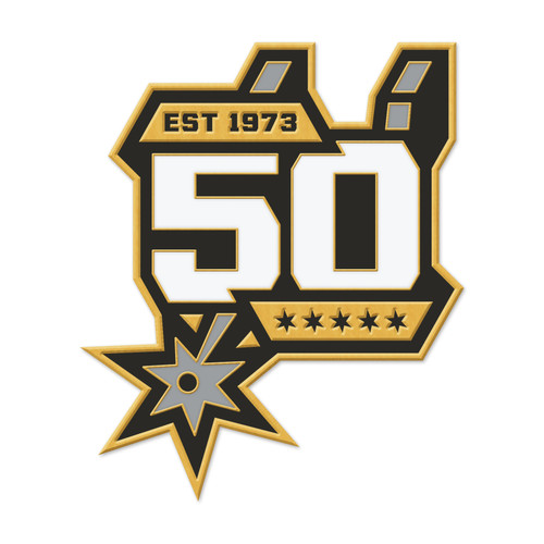 San Antonio Spurs Wincraft 50th Anniversary Pin