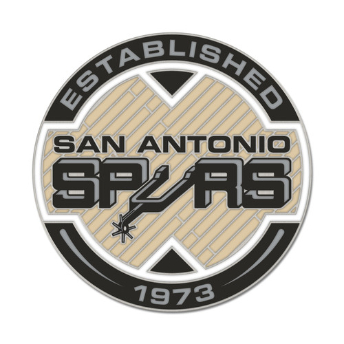 San Antonio Spurs Wincraft Est. 1973 Half Court Pin