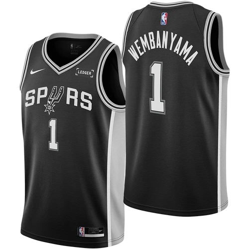San Antonio Spurs Youth Nike Victor Wembanyama Icon Swingman Jersey