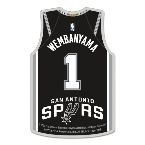 Victor Wembanyama #1 San Antonio Spurs Maillot de Basket Cousu