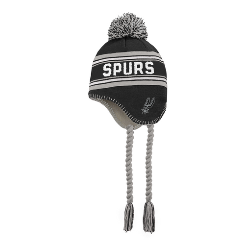 San Antonio Spurs Nike Youth Black Jacquard Pom Pom Knit Hat