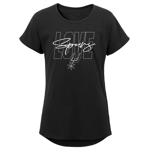 San Antonio Spurs Nike Youth Love Block T-Shirt - Black