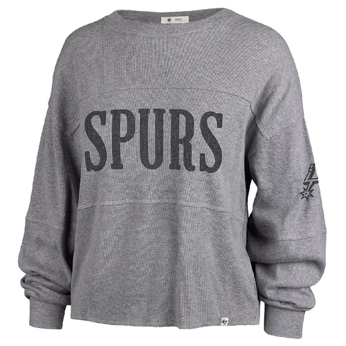 San Antonio Spurs Women's '47 Brand Jada Pullover - Gray
