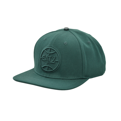 San Antonio Spurs Men's Pro Standard Pine Green Wool Snapback Cap