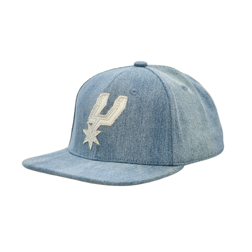 San Antonio Spurs Men's Pro Standard Varsity Blues Denim Cap - Denim