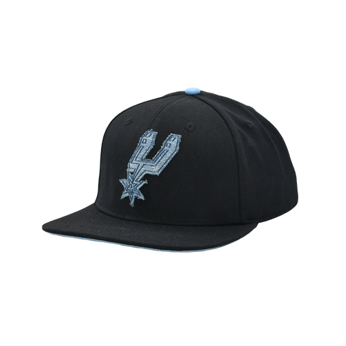 San Antonio Spurs Men's Pro Standard Black and Blue Varsity Blues Snapback Cap