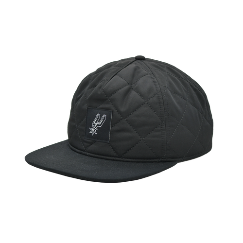 San Antonio Spurs Men's Sportiqe Black Summit Snapback Cap