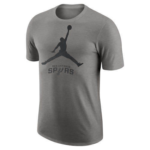 San Antonio Spurs Men's Nike Jordan T-Shirt - Gray