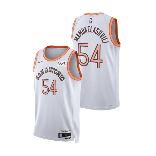 San Antonio Spurs Men's Nike 2023-2024 City Edition Sandro Mamukelashvili Swingman Jersey