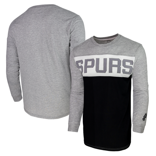 San Antonio Spurs Men's Stadium Essentials NBA Logo Crew - Gray