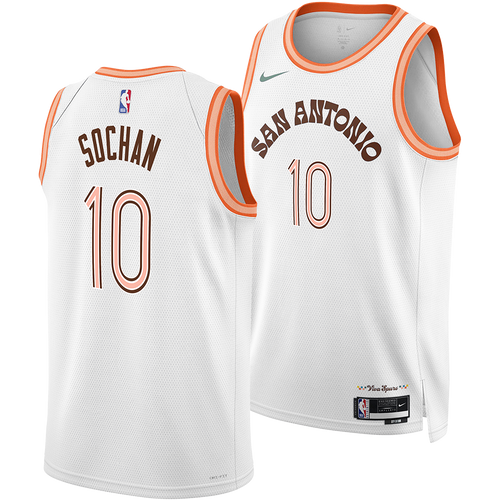 San Antonio Spurs Juvy Nike 2023-2024 City Edition Jeremy Sochan Swingman Jersey