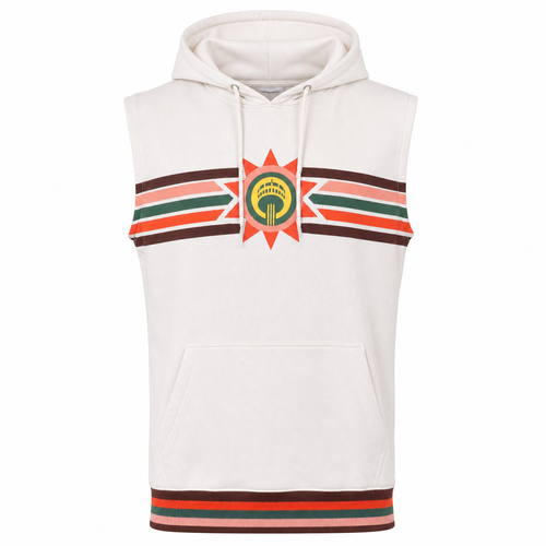 San Antonio Spurs Men's Sports Design Sweden 2023-2024 City Edition Sleeveless Hoodie - White