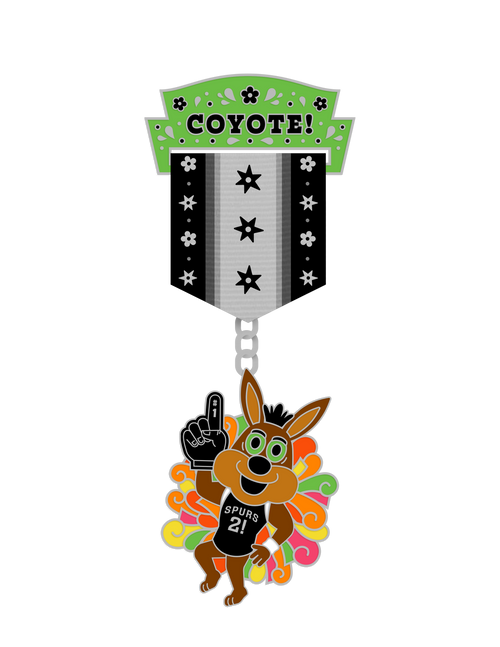 San Antonio Spurs Spurs Give 2024 Fiesta Medal - Coyote