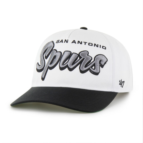 San Antonio Spurs Men's '47 Brand Hitch RF Drop Shadow Snapback Cap - White