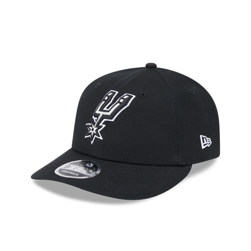San Antonio Spurs Men's New Era 9Fifty Low-Profile Primary Snapback Cap - Black