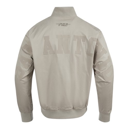 San Antonio Spurs Men's Pro Standard Twill Wingspan Jacket - Taupe