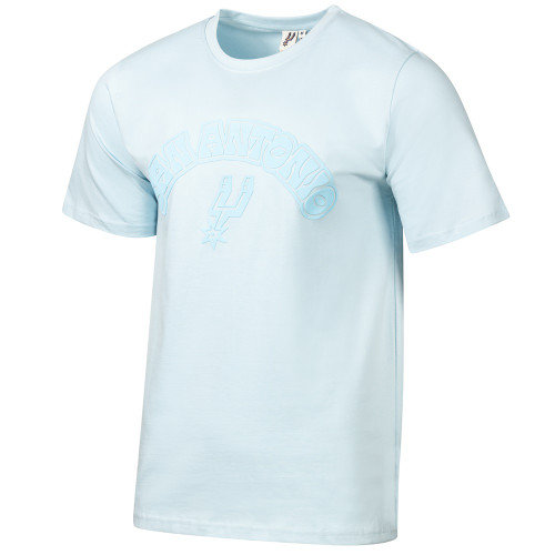 San Antonio Spurs Men's Sports Design Sweden Tonal Wordmark T-Shirt - Blue