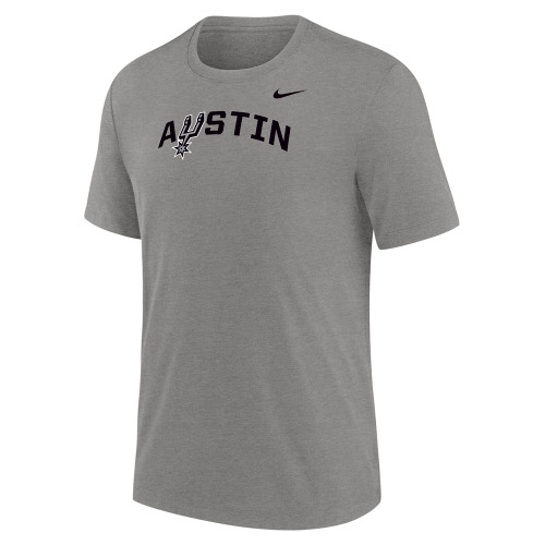 Austin Spurs Men's Nike Triblend Arch T-Shirt - Gray