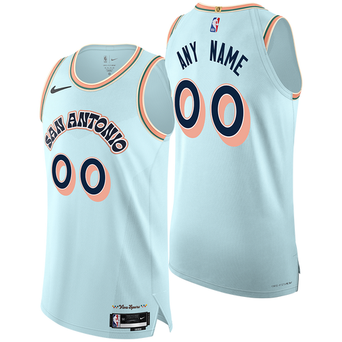 San Antonio Spurs Men's Nike 2024-2025 City Edition Authentic Custom Jersey