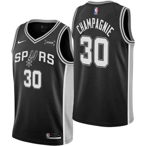 San Antonio Spurs Men's Nike Icon Edition Swingman Julian Champagnie Jersey