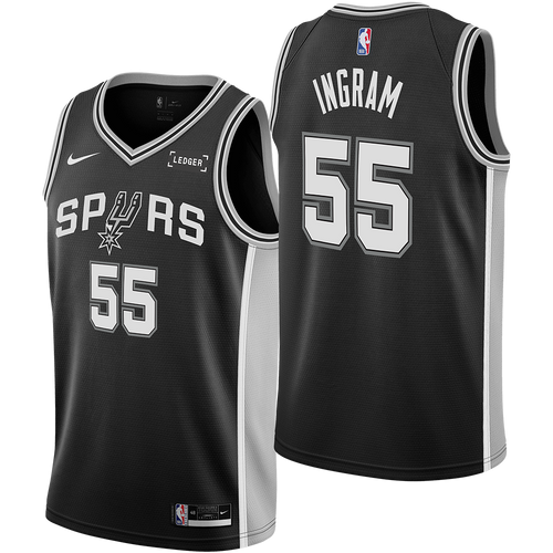 San Antonio Spurs Men's Nike Icon Edition Swingman Harrison Ingram Jersey