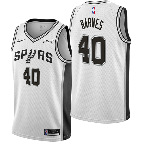 San Antonio Spurs Men's Nike Association Edition Swingman Harrison Barnes Jersey
