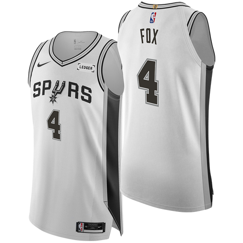 San Antonio Spurs Men's Nike De'Aaron Fox Association Edition Authentic Jersey