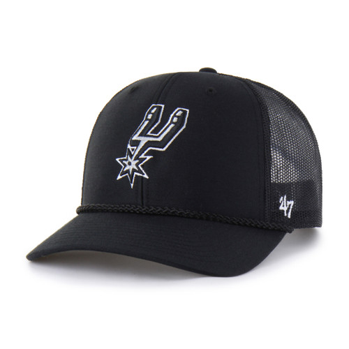 San Antonio Spurs Men's '47 Brand 2025-2026 City Edition Trucker Primary Adjustable Cap - Black