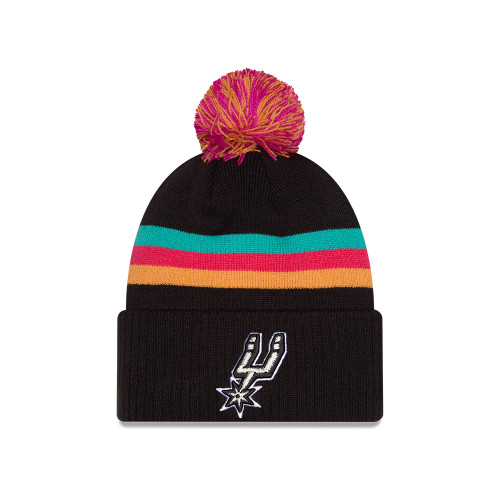 San Antonio Spurs Youth New Era 2025-2026 City Edition Knit Hat - Black