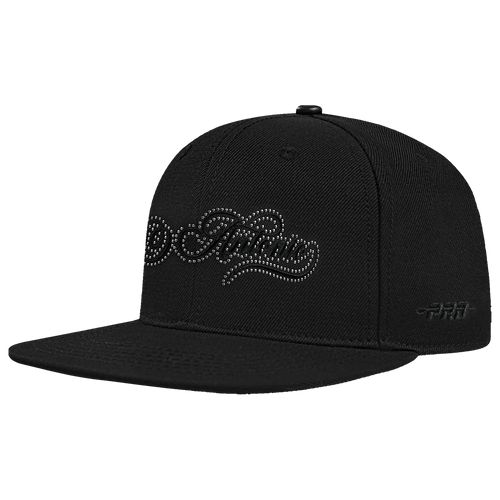 San Antonio Spurs Men's Pro Standard Primary Blackout Pro Adjustable Cap - Black