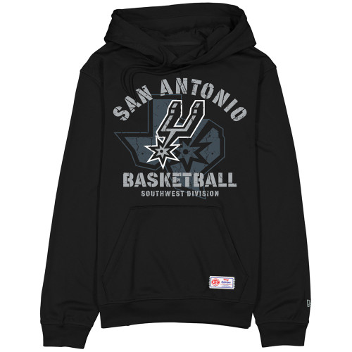 San Antonio Spurs Men's New Era 2025-2026 City Edition Primary Hoodie - Black