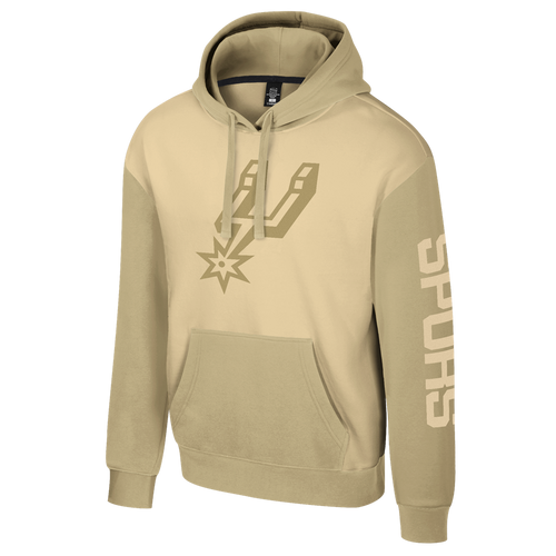 San Antonio Spurs Men's Stadium Essentials Rafter Burst Primary Hoodie - Cream and Green