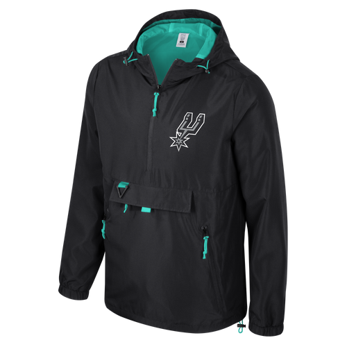 San Antonio Spurs Men's Stadium Essentials 2025-2026 City Edition 1/4 Zip Compete Jacket - Black